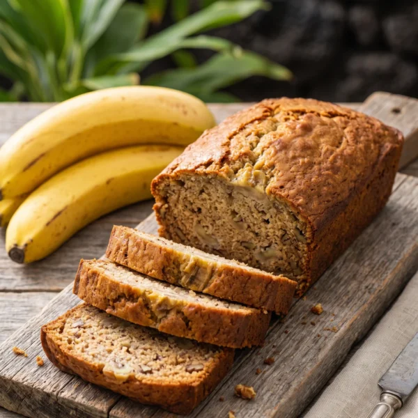 Kaʻū Banana Bread (loaf)