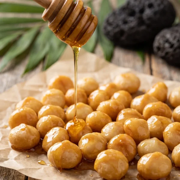 Honey-Roasted Macadamias (8 oz)