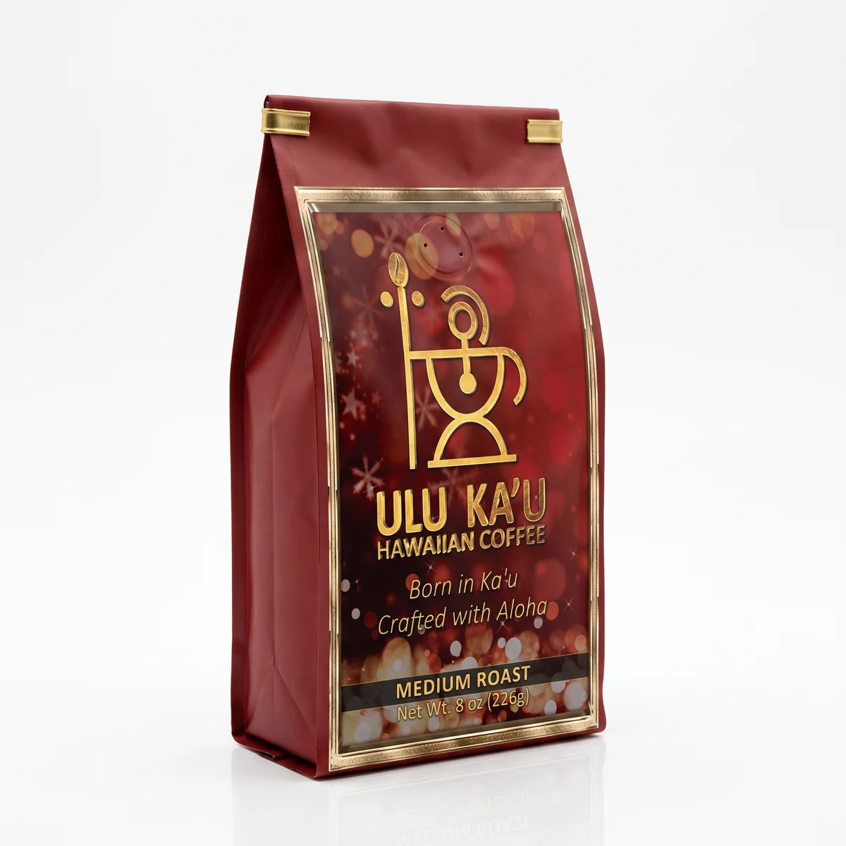 w_ulu-kau-medium-roast-pouch ULU Kaʻū Coffee — Medium Roast (8 oz Pouch) - Image 1